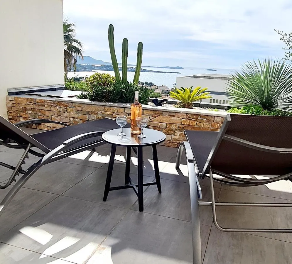Apartament Magnifique Appartement Vue Mer - Grande Terrasse Et Piscine Bandol